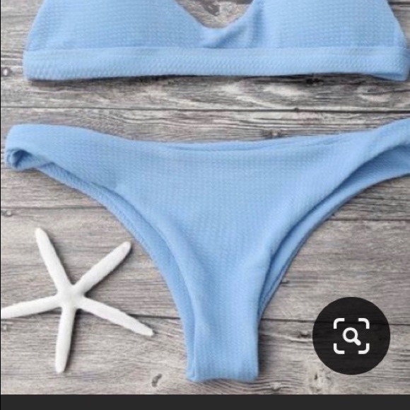 Zaful Blue Bikini - Picture 2 of 2